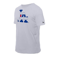 Los Angeles Dodgers Cuban Flag Logo T-Shirt White