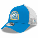 Los Angeles Chargers New Era Charger Power A-Frame 9FORTY Trucker Adjustable Hat - Powder Blue online