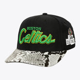 Boston Celtics x Just Don I Love This Team Snakeskin Strapback Hat - Black for sale