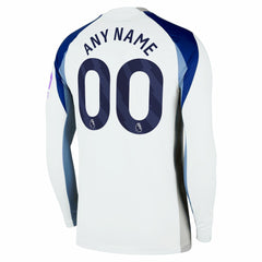 Tottenham Hotspur 2025/26 Home Replica Long Sleeve Custom Jersey - White shop