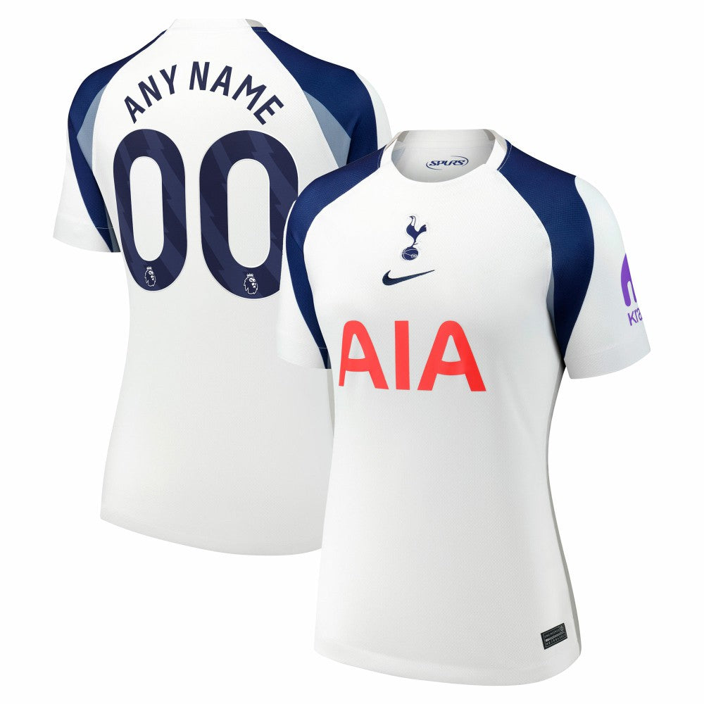 Tottenham Hotspur Women's 2025/26 Home Replica Custom Jersey - White shop