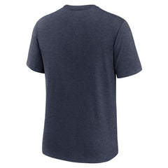 Chicago Cubs Local Hometown Tri-Blend T-Shirt Heather Navy