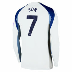 Son Heung-Min Tottenham Hotspur 2025/26 Home Replica Long Sleeve Jersey - White for sale