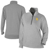 San Diego Padres Women's Birchwood Hills Quarter-Zip Pullover Gray