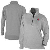 Arizona Diamondbacks Women's Birchwood Hills Quarter-Zip Pullover Gray