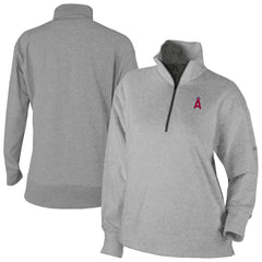 Los Angeles Angels Women's Birchwood Hills Quarter-Zip Pullover Gray