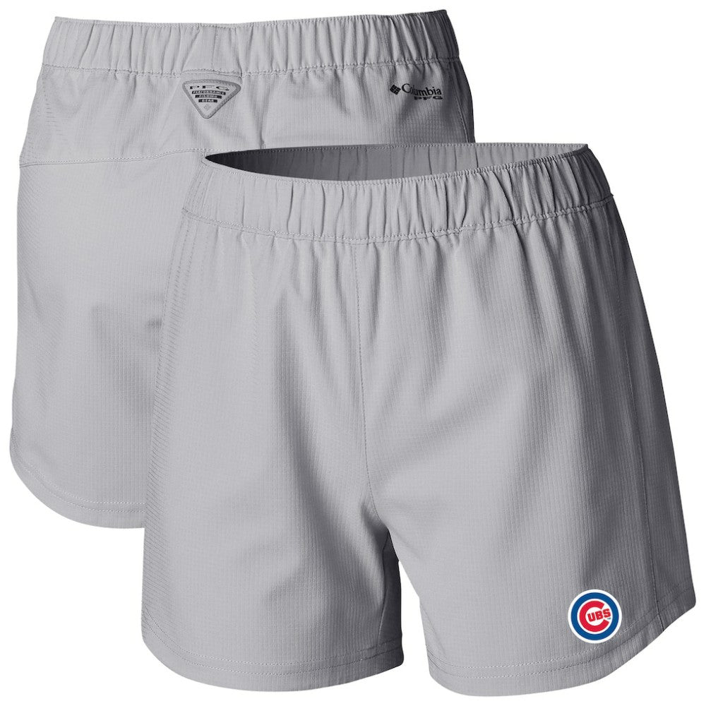 Chicago Cubs Women's Tamiami Pull-On Shorts Gray