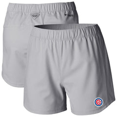 Chicago Cubs Women's Tamiami Pull-On Shorts Gray