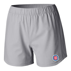 Chicago Cubs Women's Tamiami Pull-On Shorts Gray