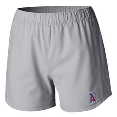 Los Angeles Angels Women's Tamiami Pull-On Shorts Gray