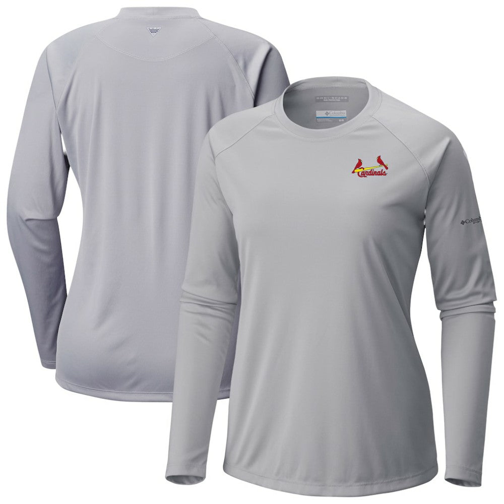 St. Louis Cardinals Tidal Tee II Long Sleeve T-Shirt Gray