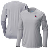 Los Angeles Angels Tidal Tee II Long Sleeve T-Shirt Gray
