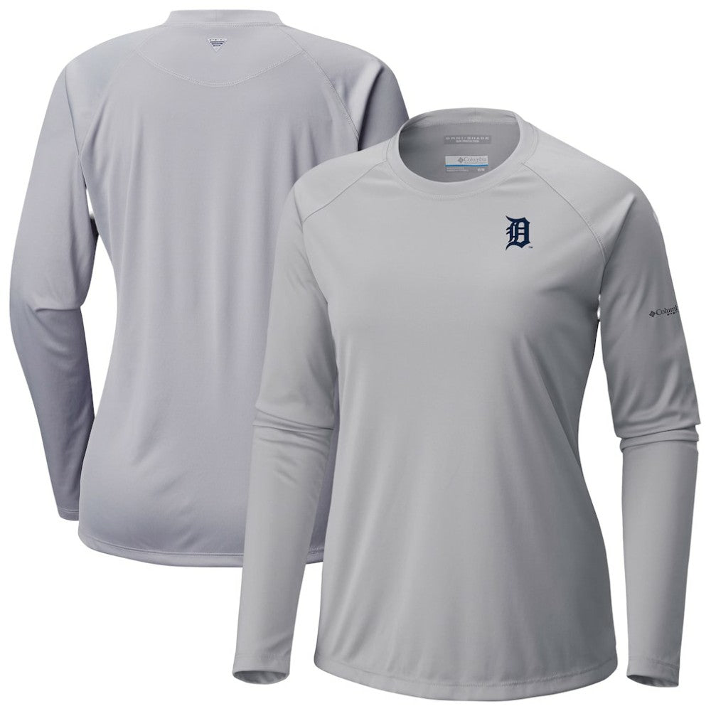 Detroit Tigers Tidal Tee II Long Sleeve T-Shirt Gray