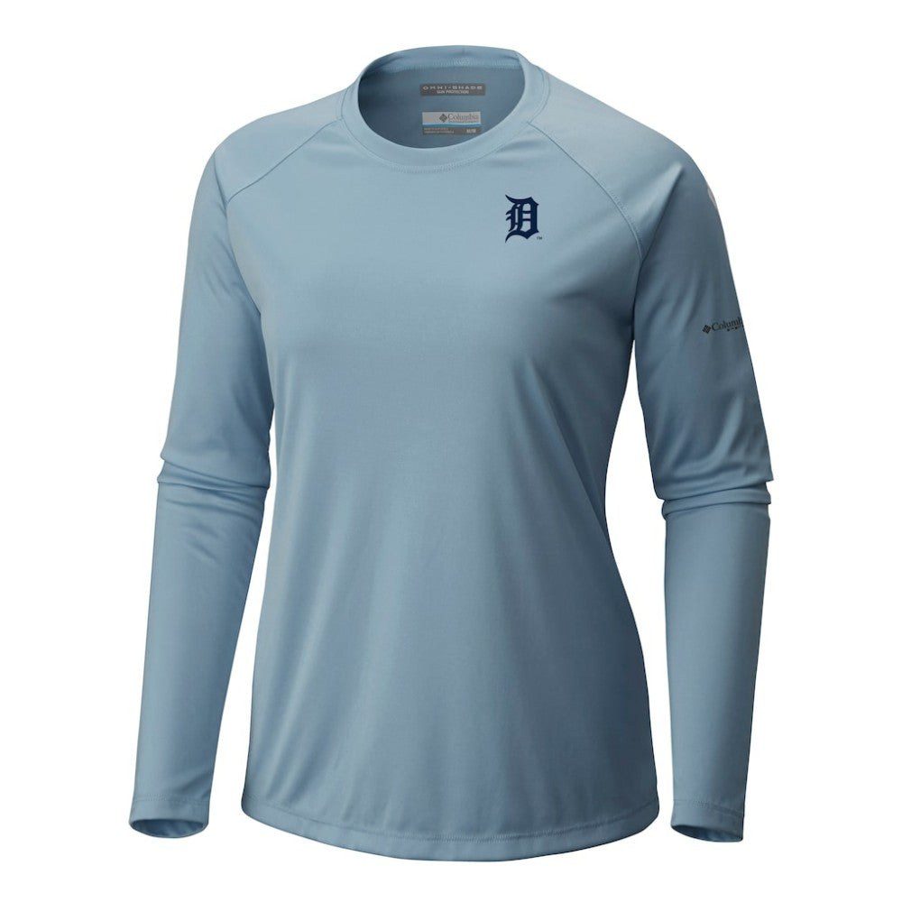 Detroit Tigers Tidal Tee II Long Sleeve T-Shirt Light Blue