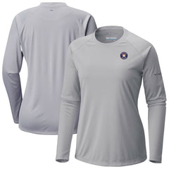 Houston Astros Tidal Tee II Long Sleeve T-Shirt Gray