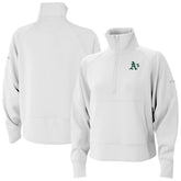 Athletics Women's Wickhams Hills Raglan Omni-Wick Quarter-Zip Pullover White