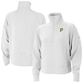 Pittsburgh Pirates Women's Wickhams Hills Raglan Omni-Wick Quarter-Zip Pullover White