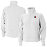 Arizona Diamondbacks Women's Wickhams Hills Raglan Omni-Wick Quarter-Zip Pullover White