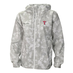 Texas Rangers Women's Flash Challenger Full-Zip Hoodie Windbreaker Jacket Gray/White