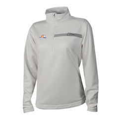 Colorado Rockies Women's Skiff Guide Fleece Half-Zip Pullover Jacket White