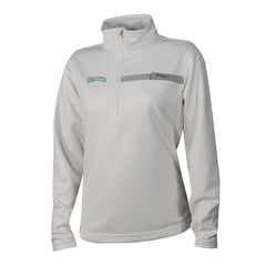 Seattle Mariners Women's Skiff Guide Fleece Half-Zip Pullover Jacket White