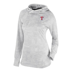 Texas Rangers Women's Omni-Wick Sunday Ball Raglan Pullover Hoodie White