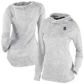 Detroit Tigers Women's Omni-Wick Sunday Ball Raglan Pullover Hoodie White