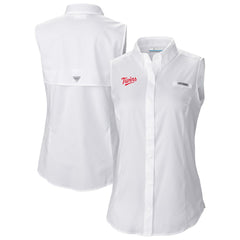 Minnesota Twins Women's Tamiami Sleeveless Shirt White
