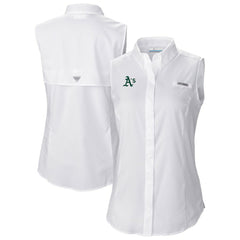 Athletics Women's Tamiami Sleeveless Shirt White