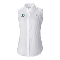 Athletics Women's Tamiami Sleeveless Shirt White
