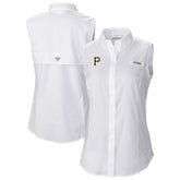 Pittsburgh Pirates Women's Tamiami Sleeveless Shirt White