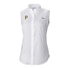 Pittsburgh Pirates Women's Tamiami Sleeveless Shirt White