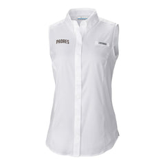 San Diego Padres Women's Tamiami Sleeveless Shirt White