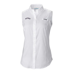 Houston Astros Women's Tamiami Sleeveless Shirt White
