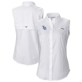 Tampa Bay Rays Women's Tamiami Sleeveless Shirt White