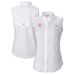 Boston Red Sox Women's Tamiami Sleeveless Shirt White