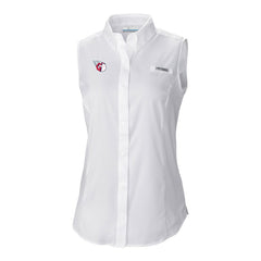 Cleveland Guardians Women's Tamiami Sleeveless Shirt White