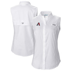 Arizona Diamondbacks Women's Tamiami Sleeveless Shirt White