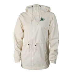 Athletics Women's Lily Park Full-Zip Rain Jacket Cream