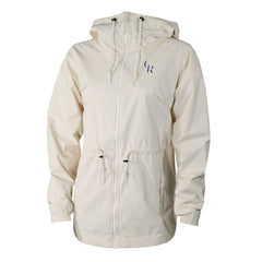 Colorado Rockies Women's Lily Park Full-Zip Rain Jacket Cream
