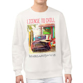 Pittsburgh Pirates Margaritaville License to Chill Fleece Sweatshirt Cream