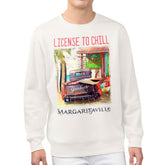 New York Yankees Margaritaville License to Chill Fleece Sweatshirt Cream