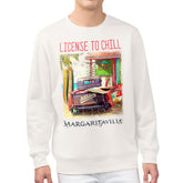 Athletics Margaritaville License to Chill Fleece Sweatshirt Cream