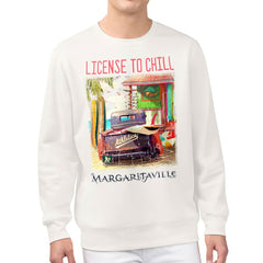 Athletics Margaritaville License to Chill Fleece Sweatshirt Cream