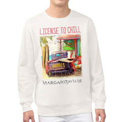 San Diego Padres Margaritaville License to Chill Fleece Sweatshirt Cream