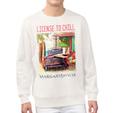 Detroit Tigers Margaritaville License to Chill Fleece Sweatshirt Cream