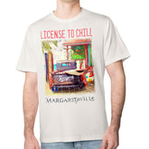 Texas Rangers Margaritaville License to Chill T-Shirt Cream
