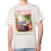 Detroit Tigers Margaritaville License to Chill T-Shirt Cream
