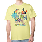 Detroit Tigers Margaritaville Gameday Party T-Shirt Yellow