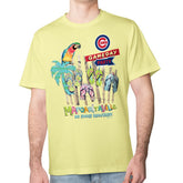 Chicago Cubs Margaritaville Gameday Party T-Shirt Yellow